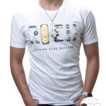 Playera Hombre Slim Fit Blanca Rich